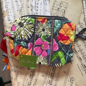 Vera Bradley Jazzy Blooms Cosmetic Bag